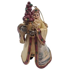 VTG Ashton Drake Thomas Kinkade Bountiful Blessing Of The Season Ornament Santa